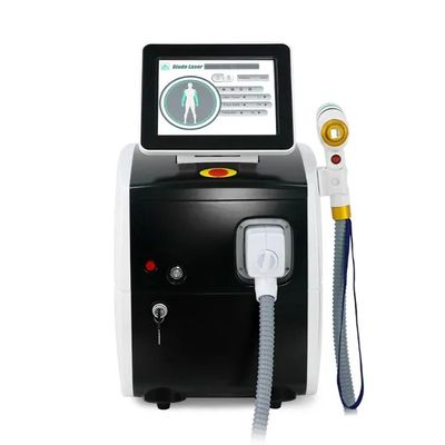 Machine d'épilation au laser à diode 808nm portable avec écran tactile TFT 10,4 pouces et système de refroidissement triple pour toutes les couleurs de cheveux