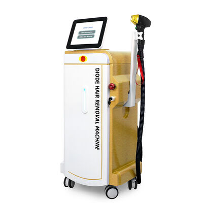 Machine d' épilation laser à diode de 600W 808nm avec refroidissement par glace et écran tactile de 8 pouces