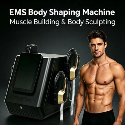 Le corps professionnel d'EMS de 4 poignées sculptent la machine de stimulation musculaire de RF