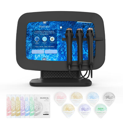 Machine Hydra Facial RF Portable 3 Poignées Rajeunissement de la peau Anti-âge Élimination des rides Lifting du visage Équipement de beauté Hydro-dermabrasion pour salon de spa