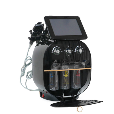 6 en 1 machine de traitement facial par dermabrasion avec 6 poignées