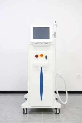 Soprano à haute puissance à double poignée épilation laser à diode 4 longueur d'onde glace platine titane pour épilation
