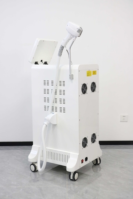 Soprano à haute puissance à double poignée épilation laser à diode 4 longueur d'onde glace platine titane pour épilation