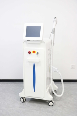 Soprano à haute puissance à double poignée épilation laser à diode 4 longueur d'onde glace platine titane pour épilation