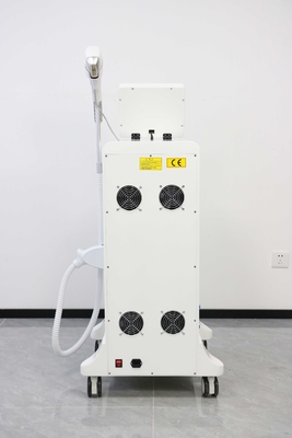 Soprano à haute puissance à double poignée épilation laser à diode 4 longueur d'onde glace platine titane pour épilation