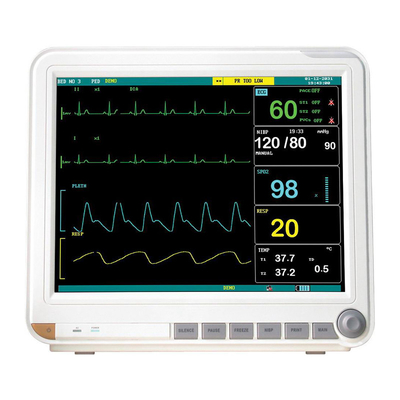 Électrocardiogramme Sang Saturation en oxygène Température corporelle Moniteurs médicaux