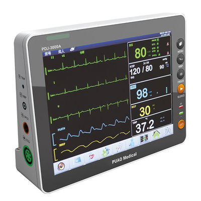 Électrocardiogramme Sang Saturation en oxygène Température corporelle Moniteurs médicaux