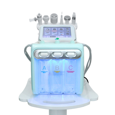 7 en 1 soins de la peau multifonctionnels hydra blackhead extraction hydro aqua machine de beauté faciale avec masque à LED