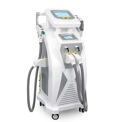 Laser à double écran 3 en 1 multifonctionnel IPL RF Nd Yag Laser pour le rajeunissement de la peau et l'épilation
