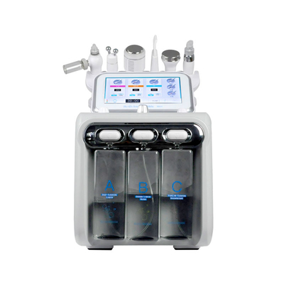 7 en 1 soins de la peau multifonctionnels hydra blackhead extraction hydro aqua machine de beauté faciale avec masque à LED