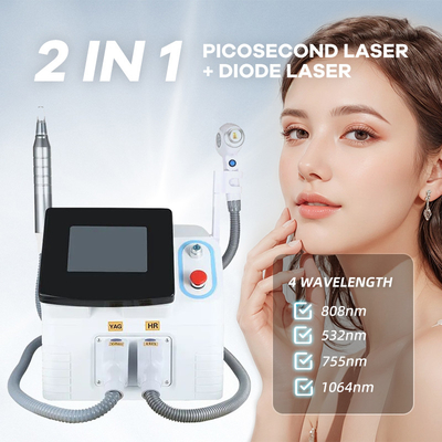 Dépilation Nd Yag 755nm 808nm 1064nm Diode Laser Dépilation et machine à éliminer les tatouages