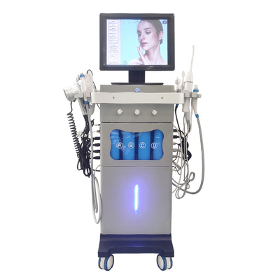 15 en 1 Hydra Dermabrasion Vacuum facial à l' eau Décapage de la tête noire Hydro Microdermabrasion Machine