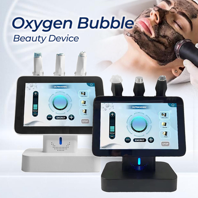 3 en 1 Peeling à jet d'oxygène Infusion Lift de visage Resserrement de la beauté Soins de la peau CO2 Bulle d'oxygénation Exfolier machine de peau à oxygène