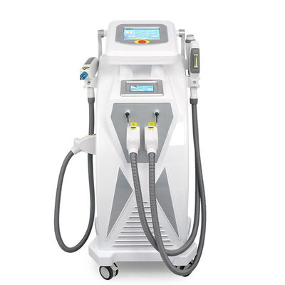 Écrans doubles 3 en 1 Multifonctionnel RF Lifting du visage Nd Yag Laser Élimination des tatouages OPT IPL machine d'épilation