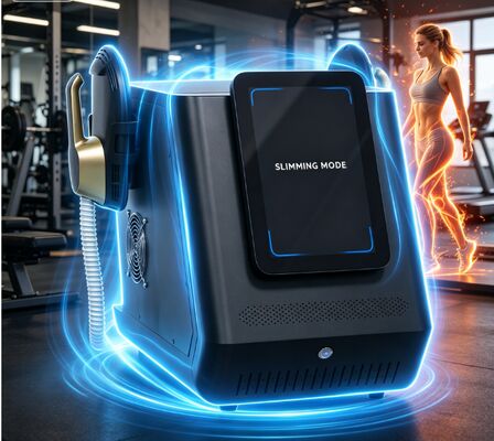 Machine de sculpture corporelle EMS Portable, avec puissance de sortie de 2800W, écran de 12 pouces et technologie EMSlim pour la Stimulation musculaire