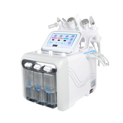 6 en 1 machine à boules d'oxygène pour le visage élimineur de casques noirs appareil de salon de beauté