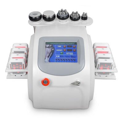 Multifonctionnel 6 en 1 Cavitation ultrasonique RF Laser sous vide Cible de corps d'amincissement de la peau Tighting machine pour le salon de beauté