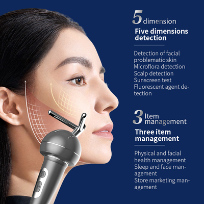 X5 Pro AI analyseur de peau du visage multi-spectre Scanner de visage équipement de diagnostic de peau de Salon