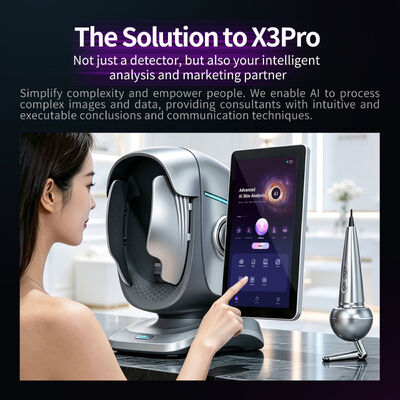 AI Magic 3D Mirror Scanner Facial Analyzer De Piel Analyse de l'acné analyse de la peau Scanner complet du visage Test de la machine d'analyse de la peau