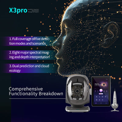 AI Magic 3D Mirror Scanner Facial Analyzer De Piel Analyse de l'acné analyse de la peau Scanner complet du visage Test de la machine d'analyse de la peau