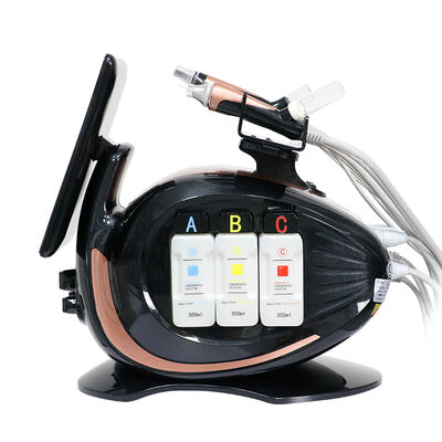 Machine hydrafaciale multifonctionnelle à petites bulles d'hydrogène et d'oxygène 8 en 1, équipement de Salon de soins de la peau du visage