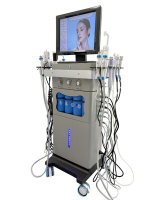 18 en 1 Aqua Exfoliate Oxygen Nourish Repair Facial Bright Spa Appareil professionnel