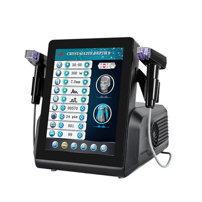 Crystallite Profondeur 8 Fractional RF Microneedle Machine Multi Conseils Rides Cicatrice Vergetures Enlèvement Peau Serrage Équipement de Salon