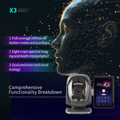 X3 analyseur de peau AI caméra Salon Diagnostic du visage détecteur de beauté HD Scanner équipement de Machine