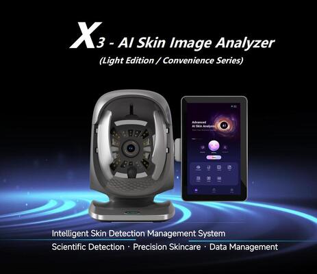 Caméra d'analyse de rougeur de peau sensible AI, affichage de 15.6 pouces, équipement de test de Diagnostic pour Salon de beauté