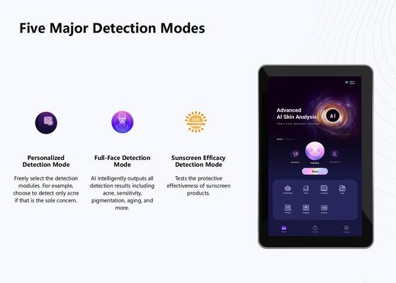 Caméra d'analyse de peau X3 Skin Analyzer AI avec écran HD de 15,6 pouces, machine de diagnostic pour clinique de beauté