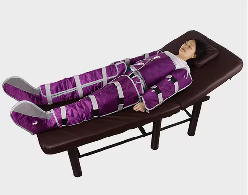 Machine de pressothérapie professionnelle 3 en 1 Drainage lymphatique Costume à pression d'air EMS infrarouge Contouring corporel Perte de poids