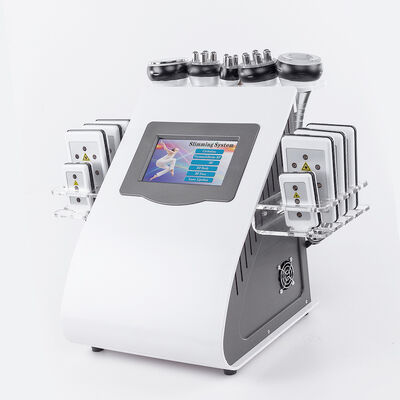 Machine de perte de poids par cavitation sous vide 6 en 1 avec RF et EMS pour contourner le corps, réduire la graisse et raffermir la peau