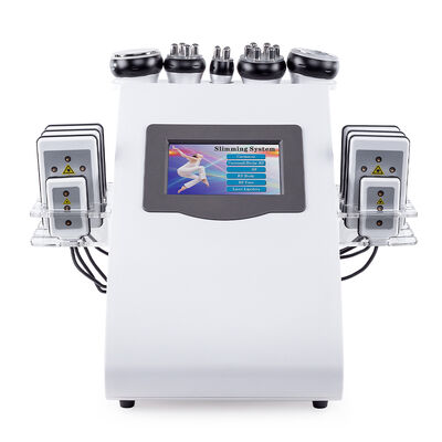 Machine de perte de poids par cavitation sous vide 6 en 1 avec RF et EMS pour contourner le corps, réduire la graisse et raffermir la peau