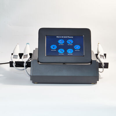 Appareil de beauté multifonctionnel à trois poignées portable, machine à fusion plasma pour le traitement de l'acné, la réduction de la pigmentation et la réparation de la peau.