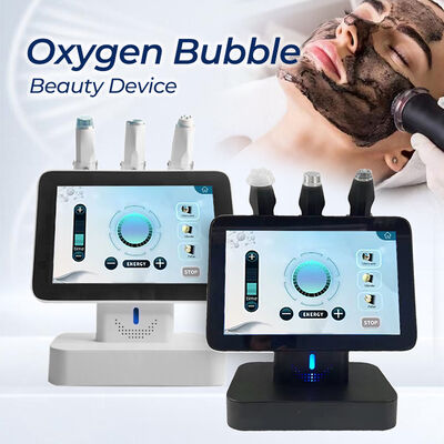 Machine de Salon de beauté faciale de nettoyage en profondeur de bulle de CO2 de Jet d'oxygène 3 en 1