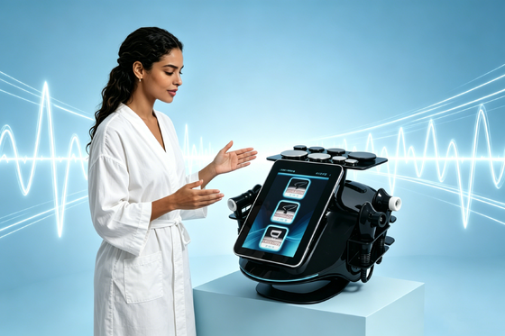 Corps de machine de Hazeen 448K amincissant l'équipement de beauté de salon de physiothérapie