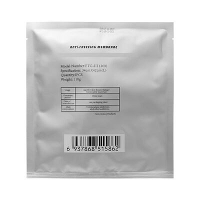 Membrane antigel antigel 110g, accessoire jetable pour cryolipolyse, équipement de beauté mince pour le corps, approvisionnement d'usine