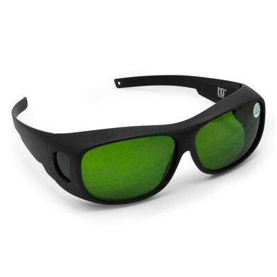 Lunettes de protection laser professionnelles Lentilles vertes 755 808 1064nm Lunettes de protection laser pour les salons de beauté Traitement au laser Protection des yeux